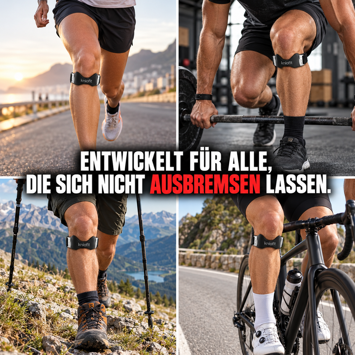 Patellagurt für das Knie - Kniofit